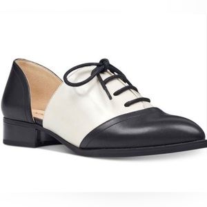 Nine West Nevie Leather Cut Out Oxfords